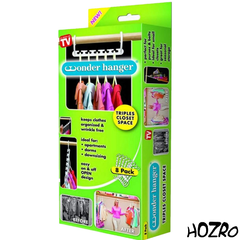 Set 8 umerașe HOZRO, rezistente pentru haine, design practic și modern, ideale pentru organizarea dressingului, garderobei sau uscarea rufelor, potrivite pentru cămăși, rochii, paltoane și pantaloni HOZRO