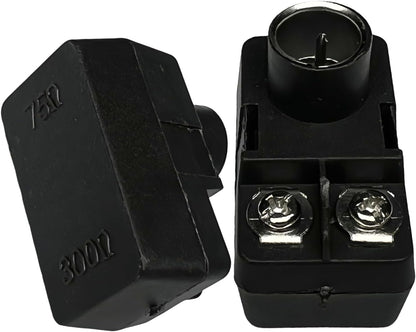 Transformator Antena TV 300/75 Ohm Adaptor coaxial TV F BESTSELLS