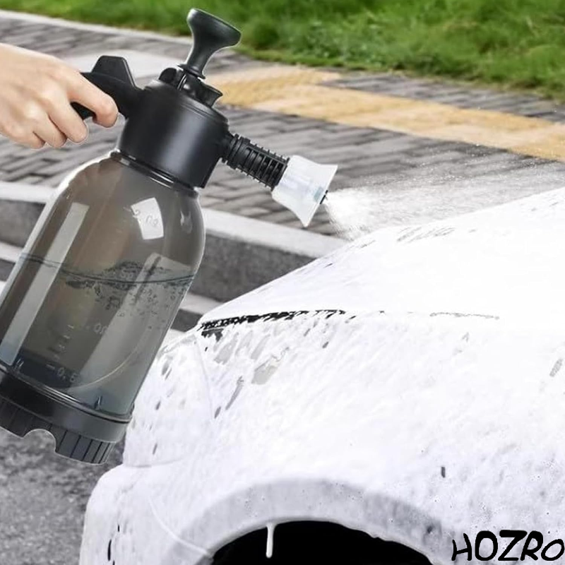 Pulverizator Manual HOZRO,cu Pompare și Mâner Ergonomic – Sticlă Rezistentă și Duze Reglabile pentru Udare, Curățenie sau Soluții de Întreținere Interioară și Exterioară HOZRO