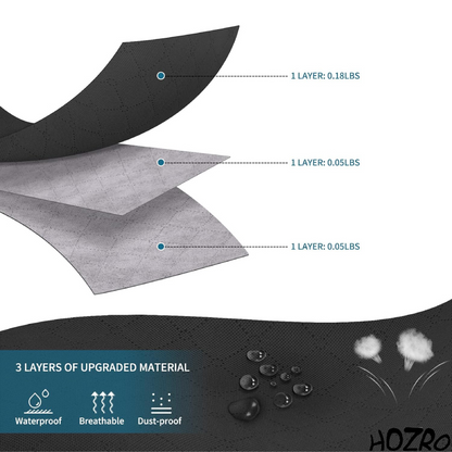 Geantă de Depozitare Neagră HOZRO, Mărimea M – Organizator Practic și Spațios pentru Haine, Lenjerii, Jucării sau Accesorii, Material Rezistent și Design Elegant HOZRO