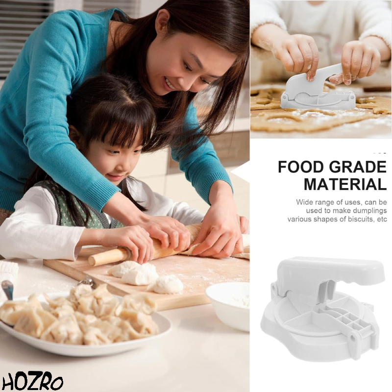 Presa HOZRO, pentru Colțunași, Ravioli și Găluște, Material Rezistent, Ușor de Folosit – Prepară Rapid și Uniform Colțunași de Casă HOZRO