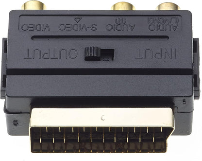 Adaptor Euroscart la RCA/S-VIDEO+ switch IN/OUT BESTSELLS