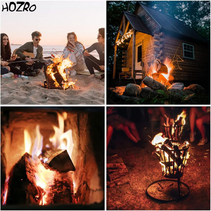 Set 48 Cuburi HOZRO, pentru Aprins Focul – Combustibil Rapid și Sigur pentru Grătare, Șeminee și Camping HOZRO