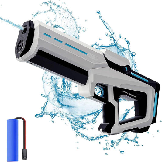 Pistol cu Apa HOZRO, Electric cu Absorbtie Automata, 300 ml – Jucarie 2-in-1 Reincarcabila, Pistol cu Jet de Apa pentru Copii si Adulti, Ideal pentru Vara, Piscina si Jocuri in Aer Liber HOZRO