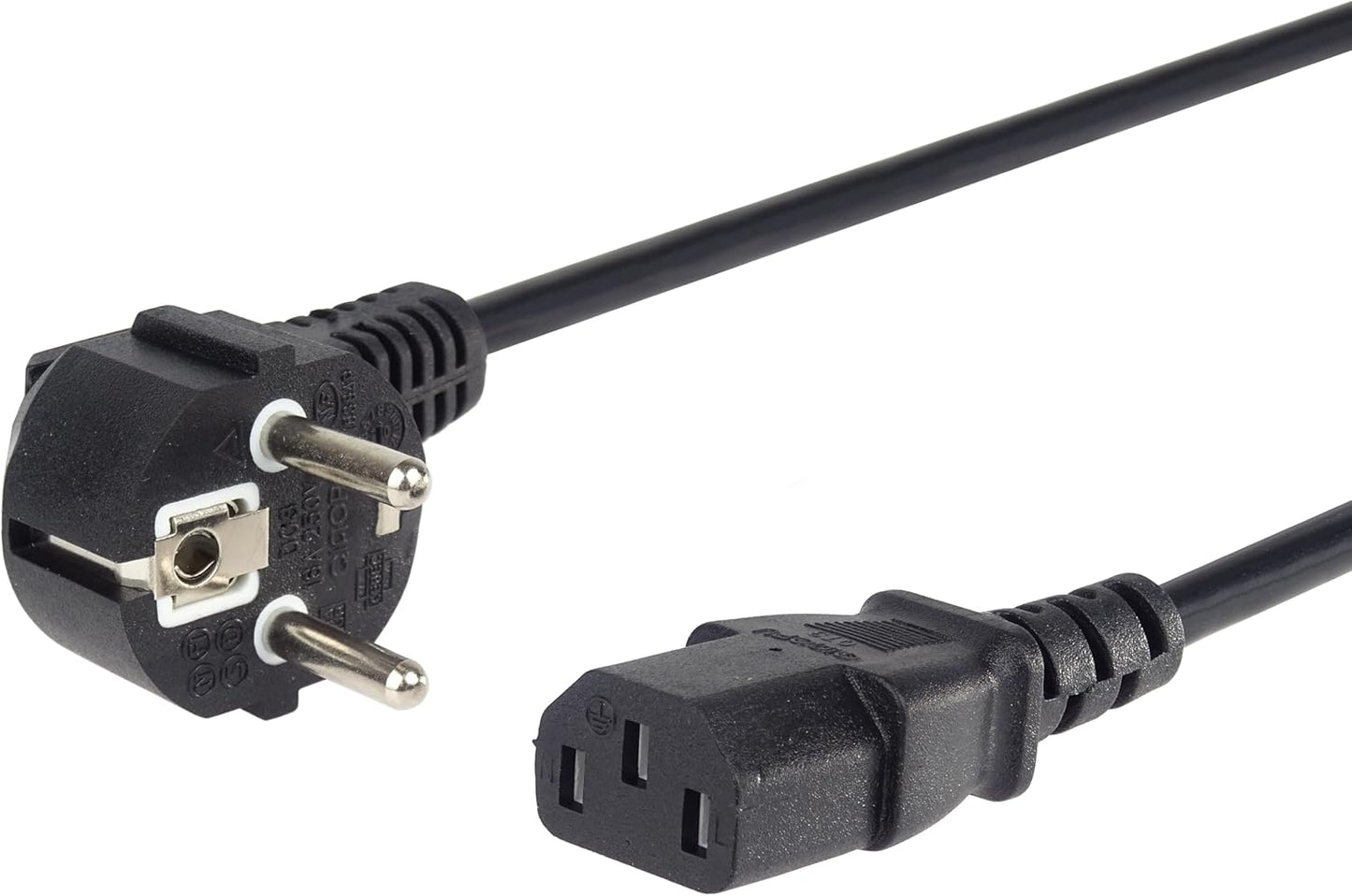 Cablu de alimentare, 250V-10A, 1.2 m lungime, Monitor, PC, Printer, TV, negru BESTSELLS