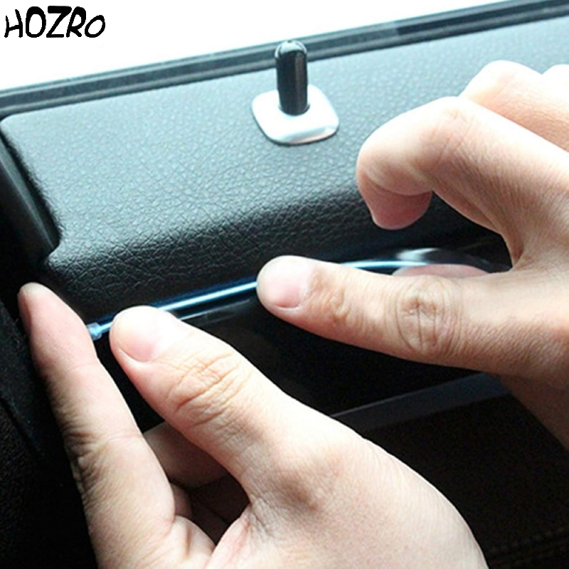 Bandă LED Auto HOZRO, Albastră, 5M – Iluminare Decorativă și Ambient Auto, Flexibilă, Rezistentă la Apă, Ușor de Montat, Perfectă pentru Interior și Exterior HOZRO