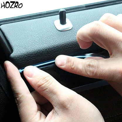 Bandă LED Auto HOZRO, Albastră, 5M – Iluminare Decorativă și Ambient Auto, Flexibilă, Rezistentă la Apă, Ușor de Montat, Perfectă pentru Interior și Exterior HOZRO