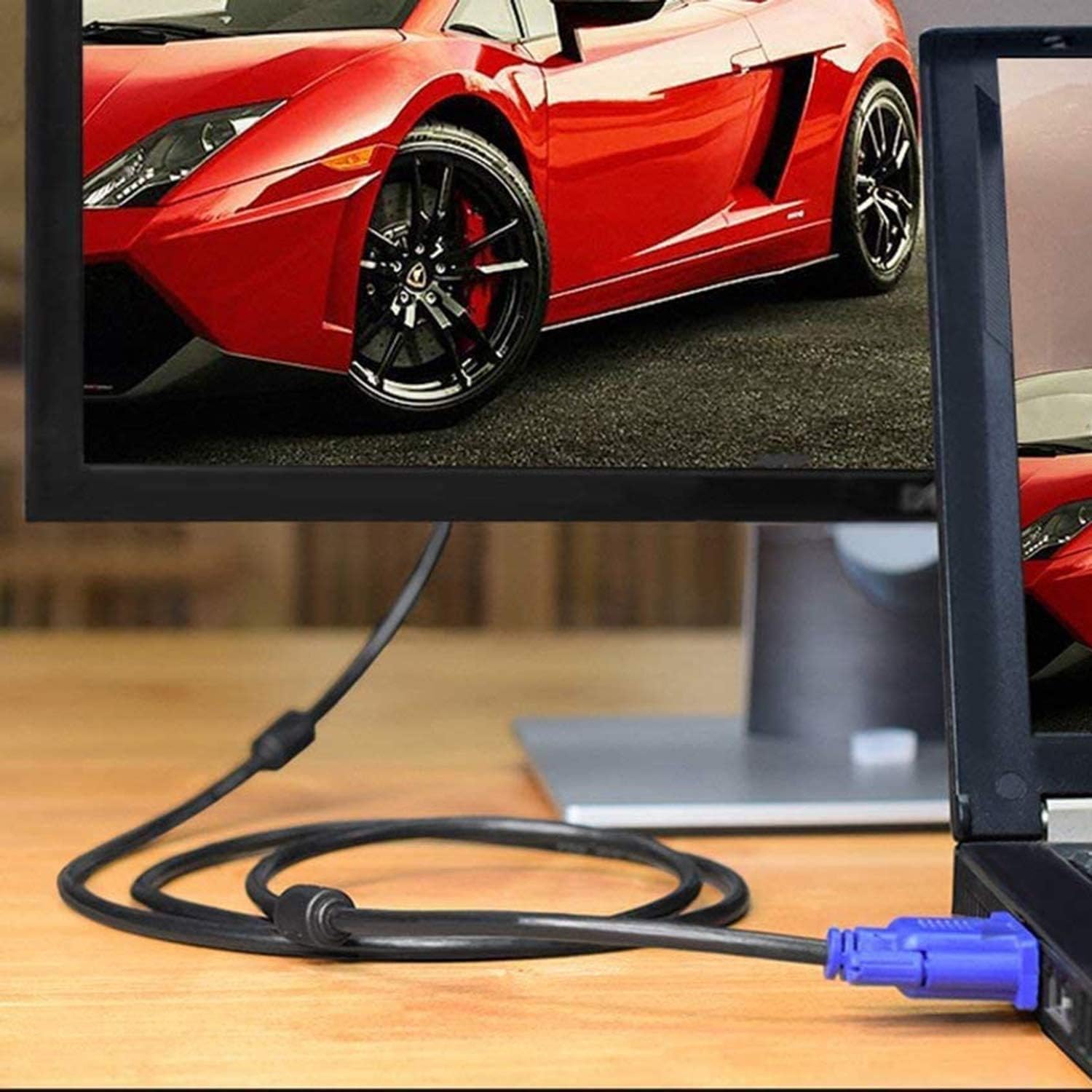Cablu monitor 1.5m VGA Full HD 1920x1080 dublu ecranat BESTSELLS