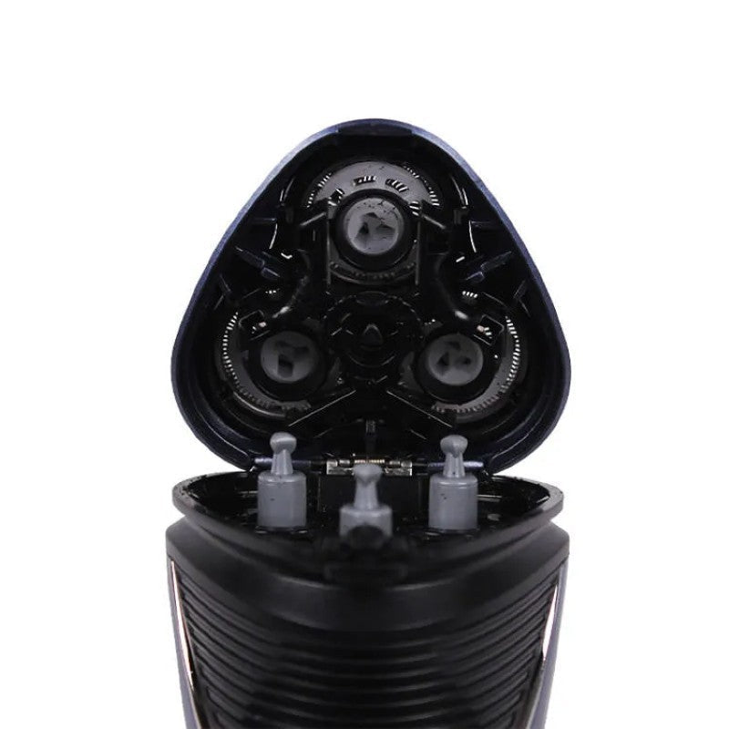 Aparat de ras cu acumulator reincarcabil, cap flexibil, model GM-7727, Albastru BESTSELLS