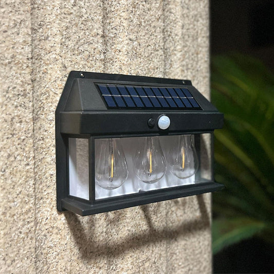 Lampă Solară HOZRO, Model KT 666-3W cu 3 Becuri LED – Iluminat Exterior Economic și Eficient, Încărcare Solară, Ideală pentru Curte, Grădină sau Camping HOZRO