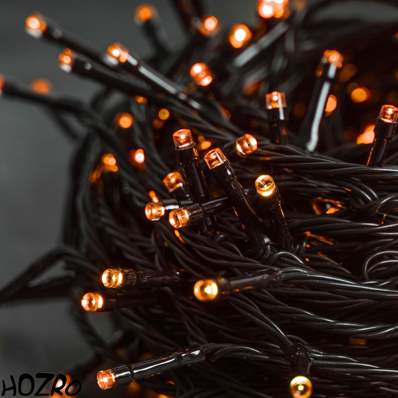 Ghirlandă Luminoasă pe Rolă HOZRO 100M cu 480 LED-uri Roșii, Rezistentă la Apă, pentru Interior și Exterior – Iluminare Decorativă de Crăciun și Evenimente Festive HOZRO