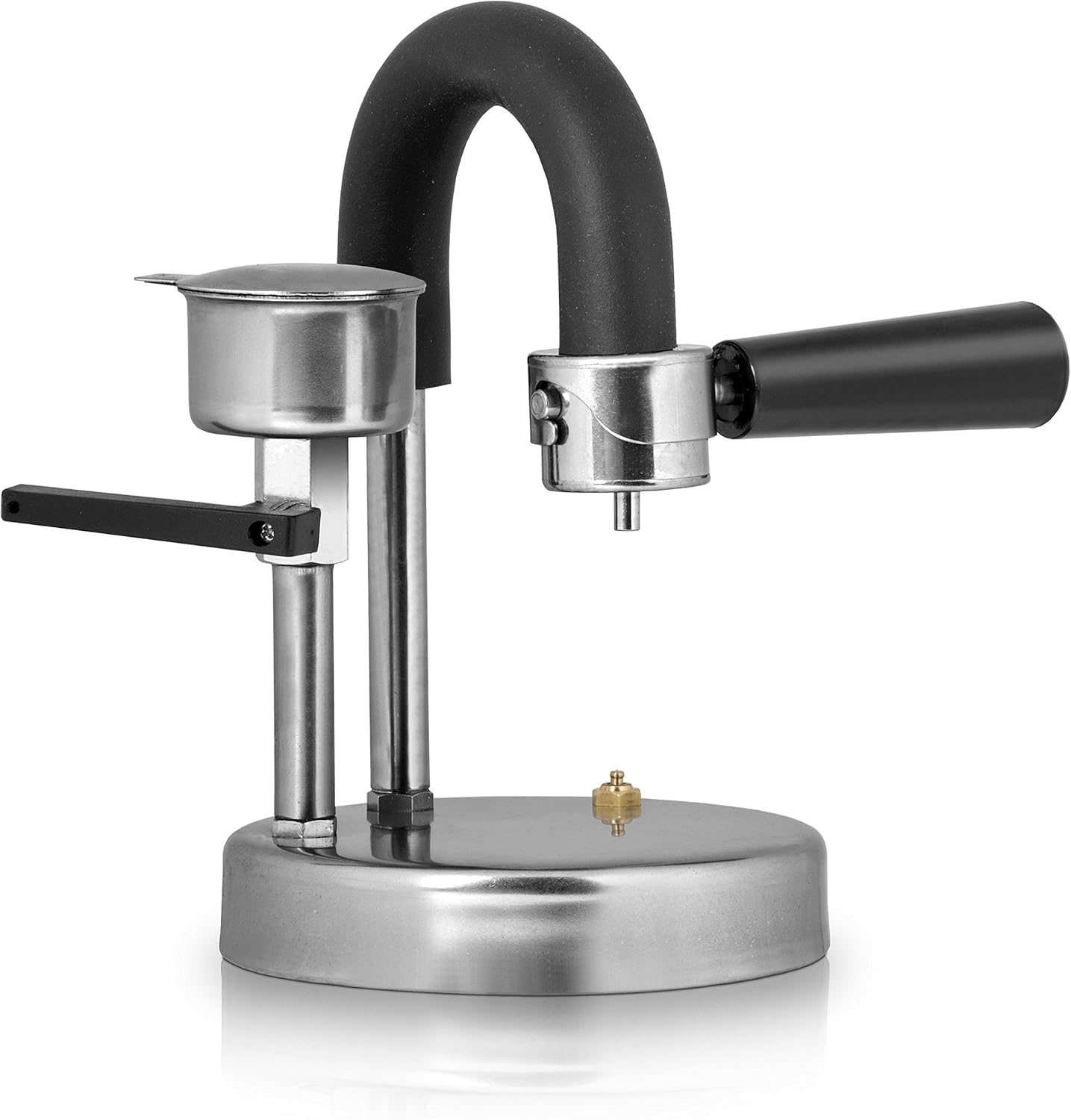 Aparat Portabil KAMIRA, Solutia inteligenta pentru un espresso autentic italian direct de pe aragaz, din Inox, Ideal pentru Acasa, Birou, Calatorii, Camping sau Picnic, Tip Espresso Manual KAMIRA
