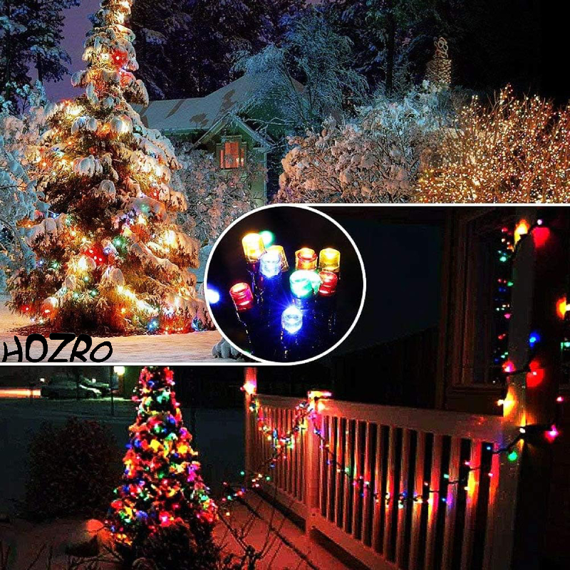 Ghirlandă Luminoasă pe Rolă HOZRO, Rezistenta la Apă, pentru Interior și Exterior – Iluminare Multicoloră HOZRO