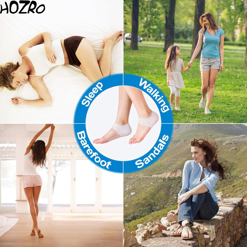Pad de Protecție HOZRO, din Silicon pentru Călcâi – Confort, Amortizare și Prevenirea Durerilor, Ideal pentru Încălțăminte Zilnică, Sport sau Mers Prelungit HOZRO