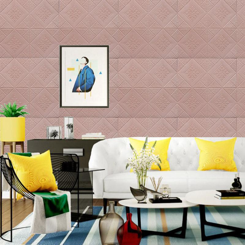 Set Tapet 3D Hozro autoadeziv, Model abstract flori, design modern, foarte usor de montat, Tapet 78 ROZ HOZRO