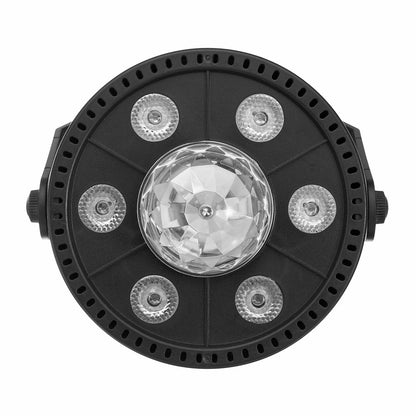 Lumină de Scenă Profesională HOZRO, 6 LED-uri RGB , Efect Laser, Iluminare Puternică pentru Scenă, Bar, Club, Petreceri și Evenimente – Lumini Spectaculoase și Control Ușor HOZRO