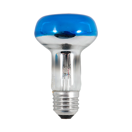 Bec Reflector R63 Albastru Hozro, Dulie E27, 40W – Iluminat Decorativ și Ambiental HOZRO