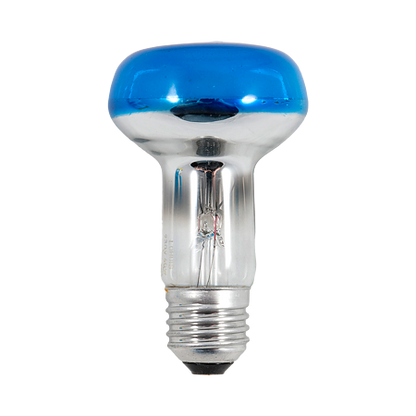 Bec Reflector R63 Albastru Hozro, Dulie E27, 40W – Iluminat Decorativ și Ambiental HOZRO