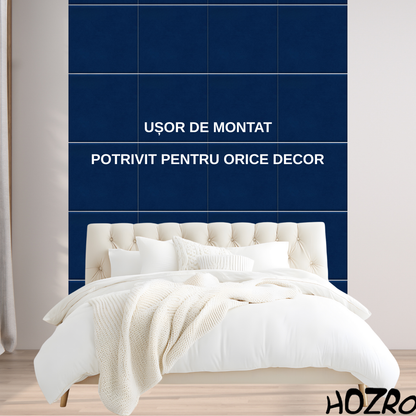 Panou tapitat pentru perete – sticker imitatie material textil, HOZRO, decorare practica și rapidă, 35x35 cm, VELVET-602-26 BESTSELLS
