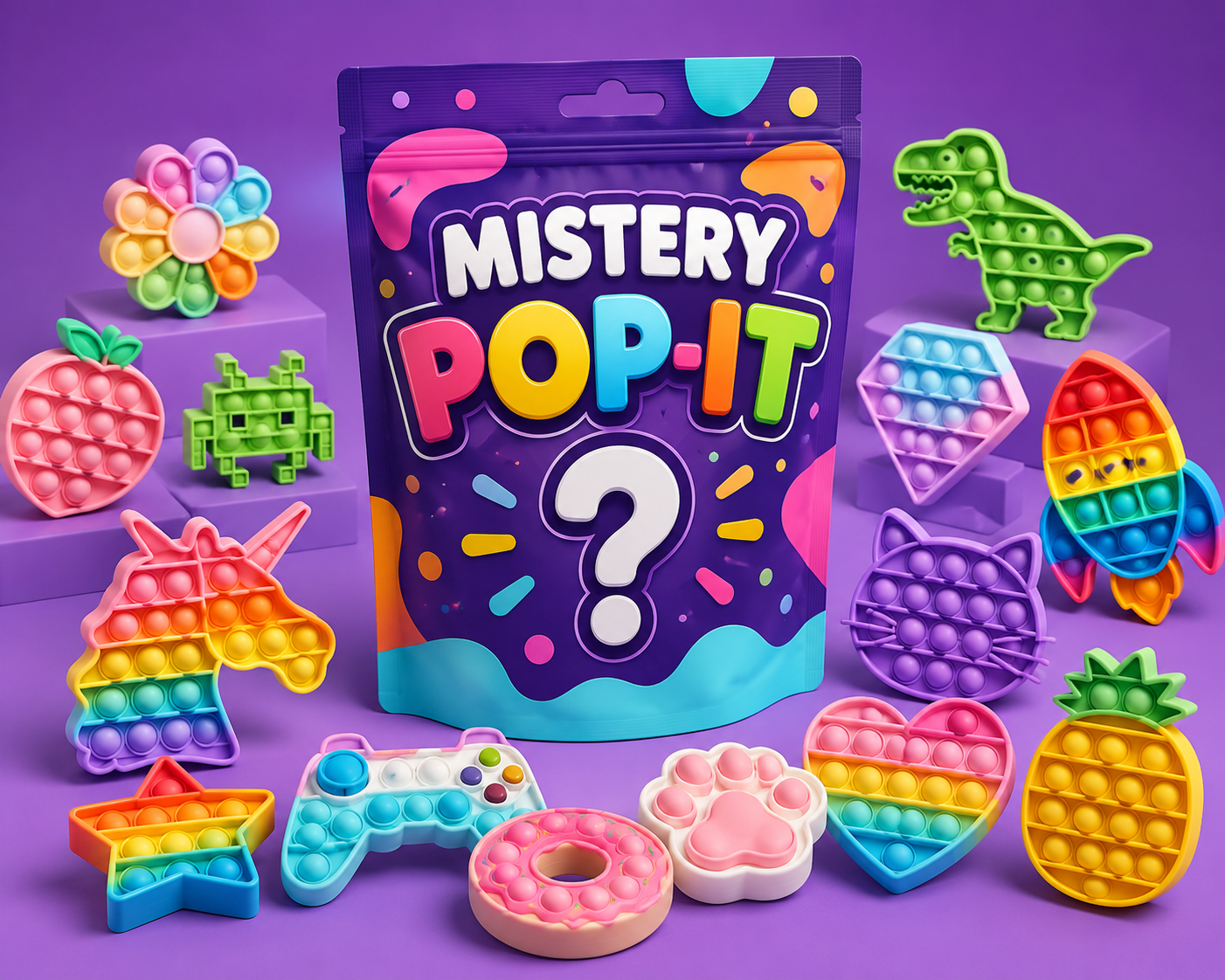 Hozro Mystery Pop-It – Surpriza care aduce zâmbete! 🎁 HOZRO
