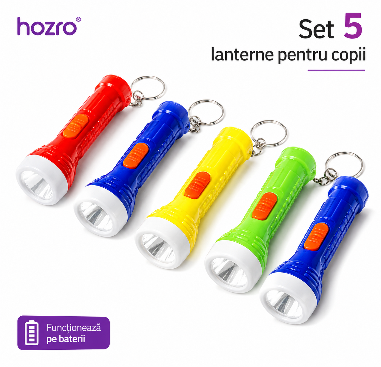 🔦 Set Lanterne Breloc LED HOZRO (5/10/15 bucăți) – Portabile, Compacte și Ultra-Utile HOZRO
