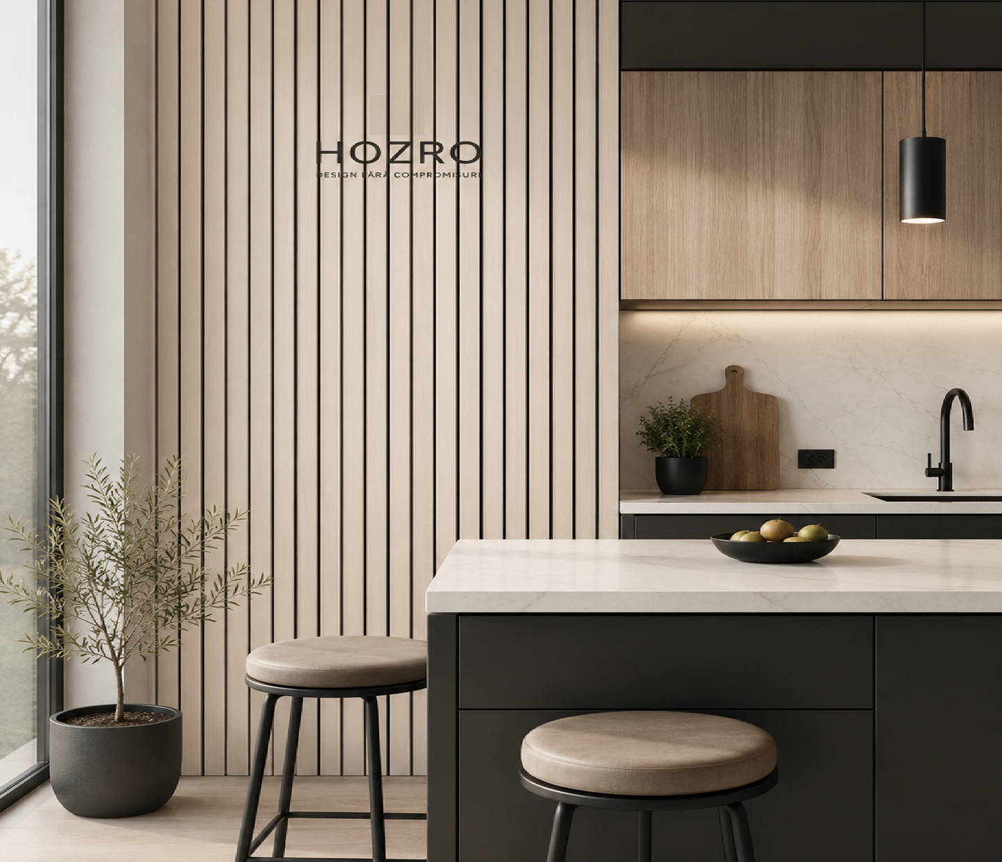 Tapet autocolant HOZRO, cu efect de fante, dimensiune 58×300 cm – material decorativ flexibil pentru amenajări contemporane și transformări fără efort, Model V0601-8 HOZRO