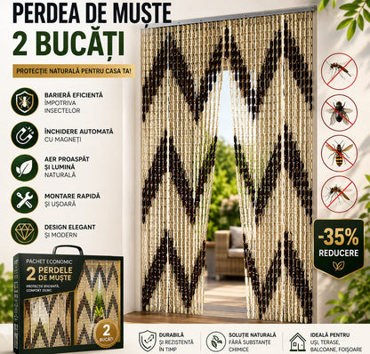☀️ Pachet Promo: 2 x Perdea Protecție Muște și Țânțari HOZRO® (90x200 CM) – Confort Maxim pentru Casa Ta! BESTSELLS