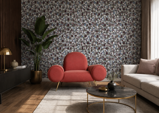 Tapet 3D autoadeziv HOZRO, Model imitatie caramida, design modern, foarte usor de montat, Multicolor 93 HOZRO