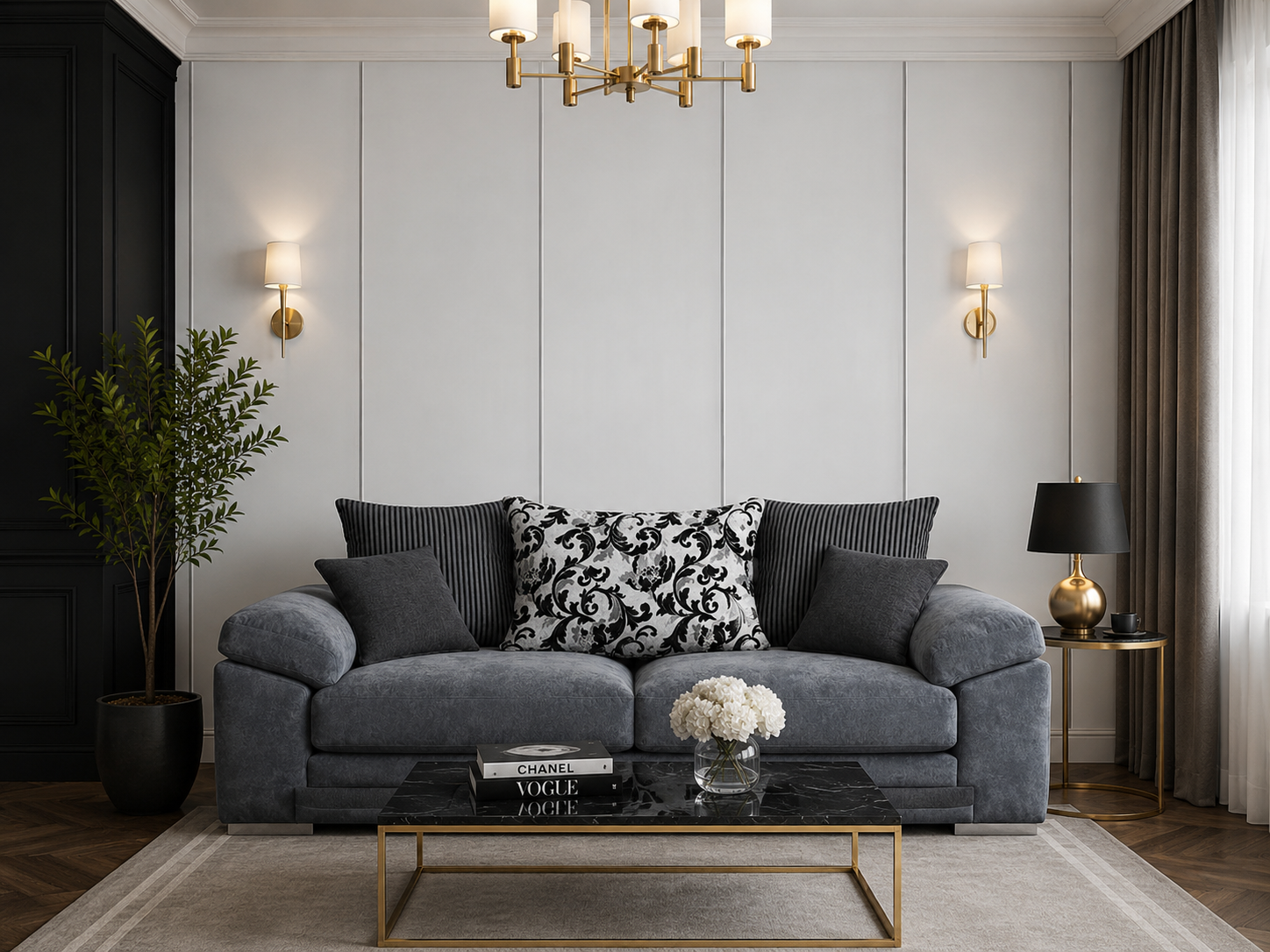 Tapet 3D autoadeziv HOZRO, Model pentru Tavan/Perete, design modern, foarte usor de montat, Alb ,T4A HOZRO