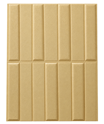 Set Tapet 3D, GROSIME 5MM, Hozro, autoadeziv, Model Abstract dreptunghiuri, design modern, foarte usor de montat, Tapet Beige deshis HOZRO