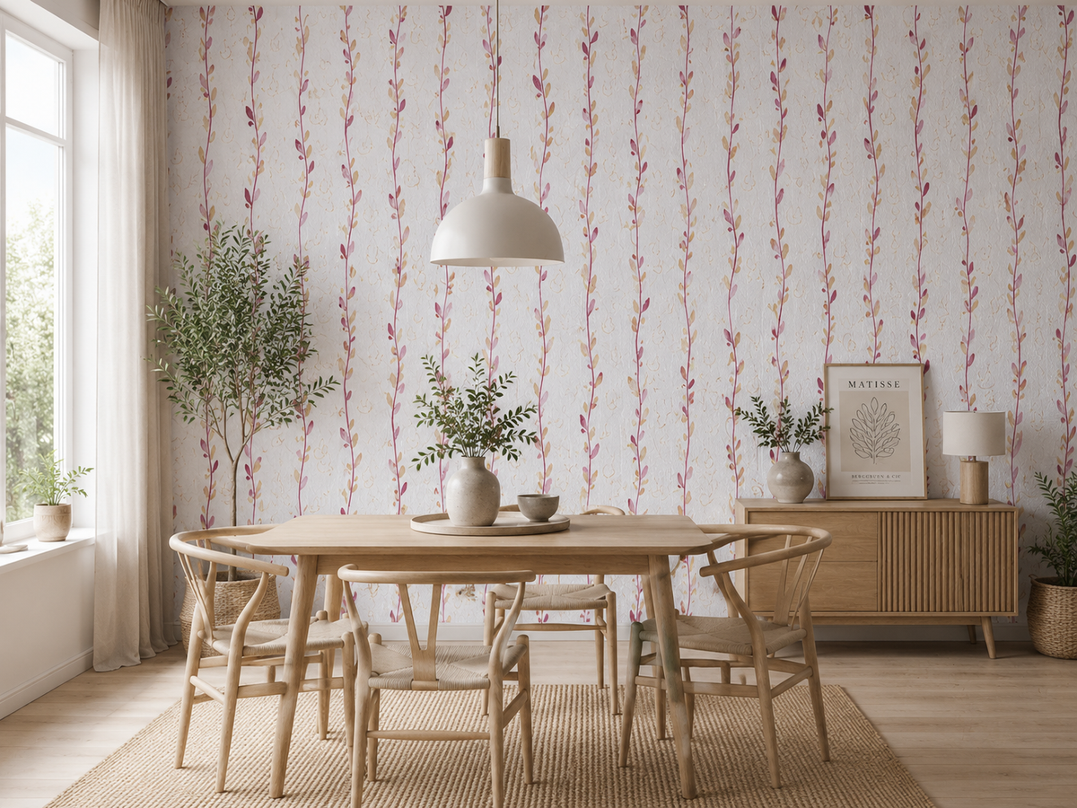 Tapet 3D Decorativ autoadeziv HOZRO, Model frunze Alb/rosu, perete/tavan, waterproof, usor de montat, design modern, 70x70 cm, alb, TAPET 111 HOZRO