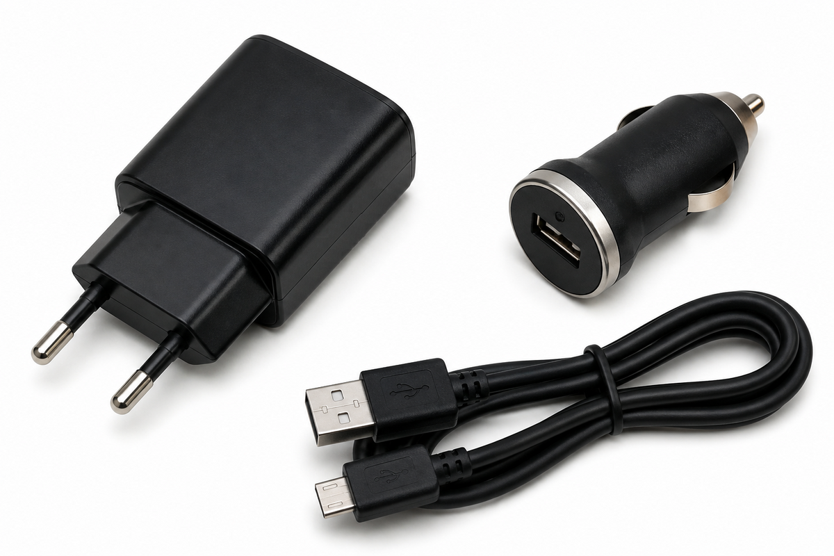 Încărcător 3-in-1 pentru Samsung S4/S3, Nexus S și Note 2 – încărcător priză + auto + cablu USB HOZRO