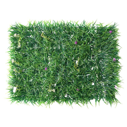 🌿 Panou Decorativ Premium Hozro – Gazon Artificial cu Licheni și Flori, 60x40 cm HOZRO