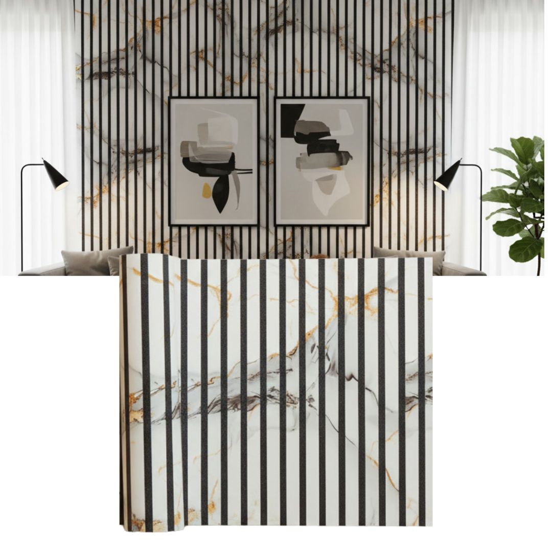 Tapet autocolant HOZRO, cu efect de fante, dimensiune 58×300 cm – material decorativ flexibil pentru amenajări contemporane și transformări fără efort, GST-476D3 HOZRO