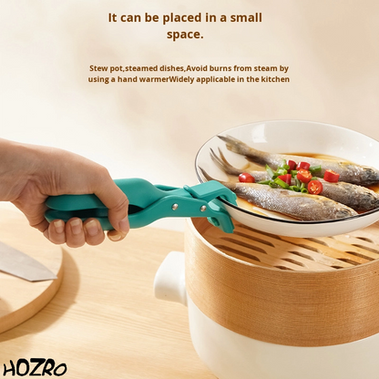 Clips Prindere HOZRO, pentru Plite și Boluri – Clește Multifuncțional pentru Mutarea Plitelor, Bolurilor, Tavilor de Pizza, Air Fryer și Cuptor Microunde HOZRO