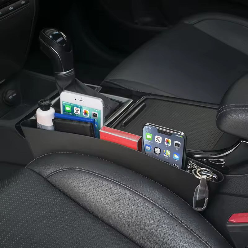 Set 2 Buzunare Suport pentru Mașină – Organizatoare Laterale Universale pentru Telefon, Documente și Accesorii Auto HOZRO