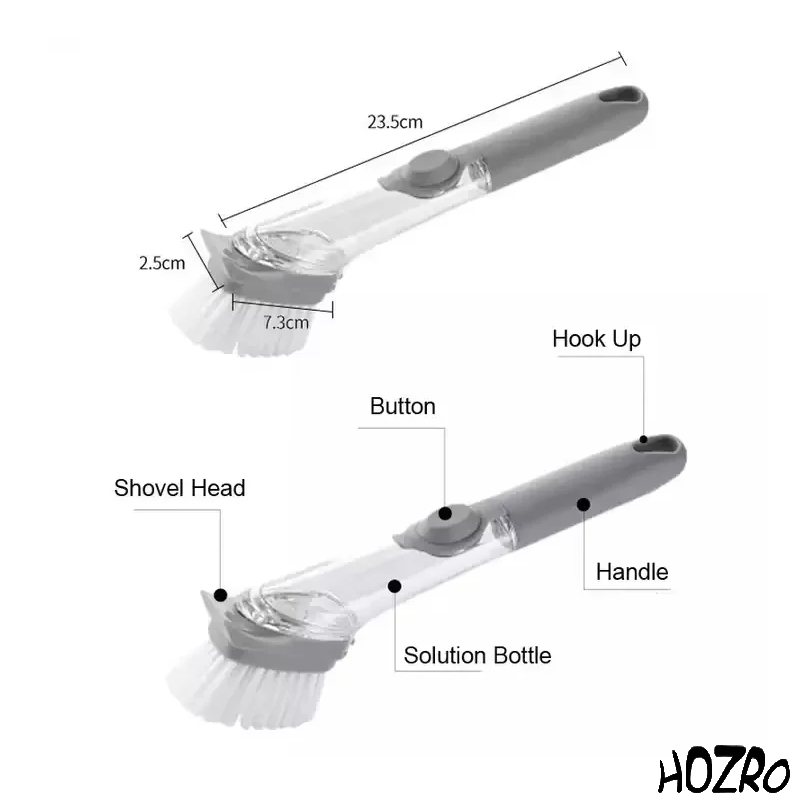 Perie Multifuncțională Inovatoare HOZRO – Soluția Ideală pentru O Bucătărie Curată, Fără Efort! HOZRO