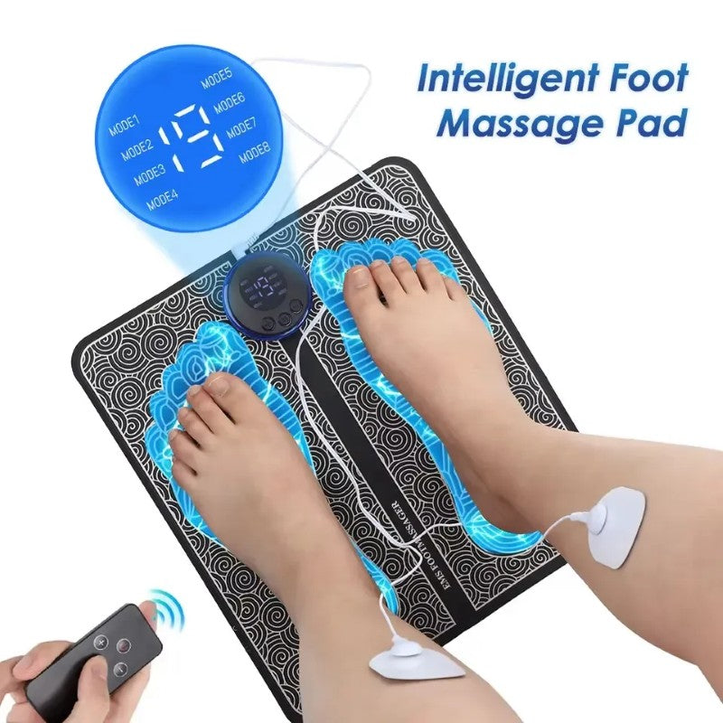 Covoras pentru masaj pentru picioare, EMS, 9 niveluri de intensitate, Negru BESTSELLS