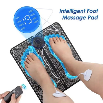 Covoras pentru masaj pentru picioare, EMS, 9 niveluri de intensitate, Negru BESTSELLS
