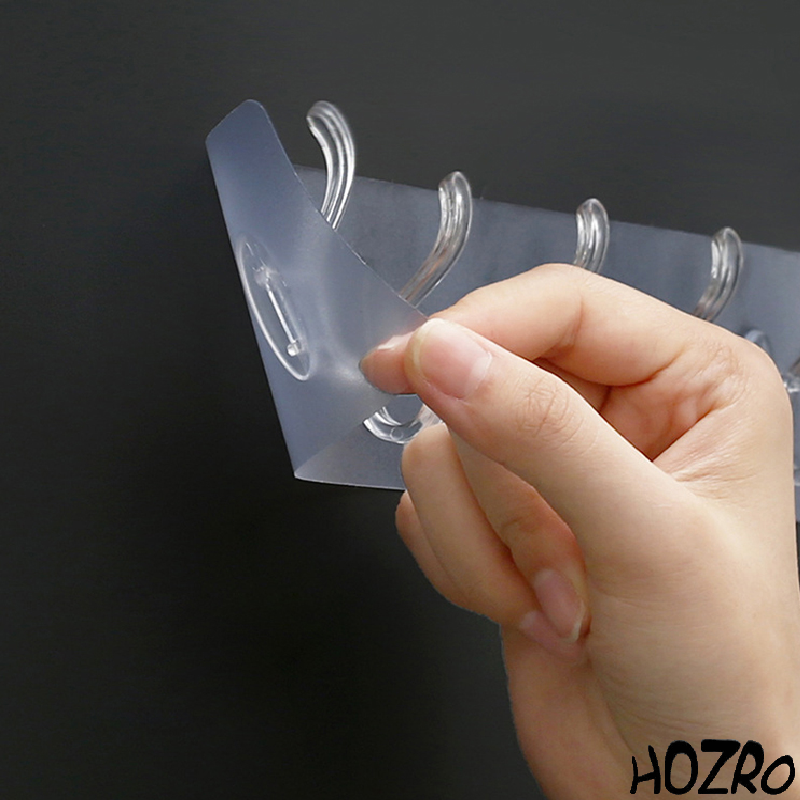 Cuier Adeziv Multifuncțional HOZRO, Rezistent și Ușor de Montat, Fără Găurire – Suport Practic pentru Haine, Prosoape, Ustensile sau Accesorii, Ideal pentru Baie, Bucătărie și Hol HOZRO