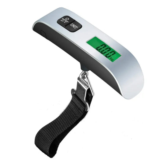 ⚖️ Cântar Electronic pentru Bagaje – 50 kg, LCD, Carcasă ABS, Argintiu BESTSELLS