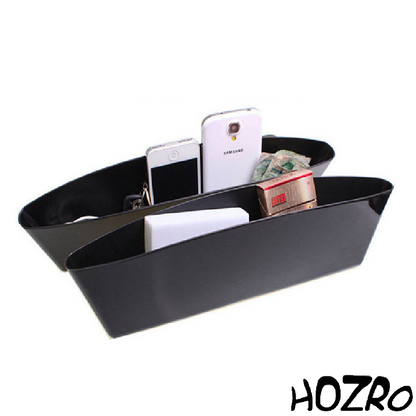 Set 2 Buzunare Suport pentru Mașină – Organizatoare Laterale Universale pentru Telefon, Documente și Accesorii Auto HOZRO