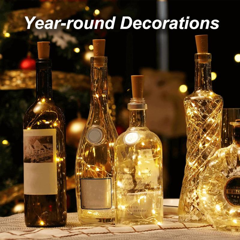 Dop Sticlă cu LED HOZRO, Lumini Decorative, Atmosferă Unică pentru Petreceri și Seri Speciale HOZRO