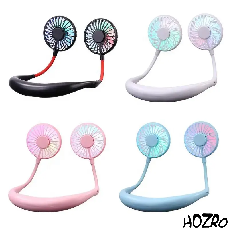 1+1 GRATIS – Ventilator Portabil pentru Gât, Reîncărcabil și Silențios – Răcire Hands-Free pentru Zile Călduroase, Sport, Călătorii și Activități în Aer Liber – Design Modern, Ușor și Confortabil HOZRO