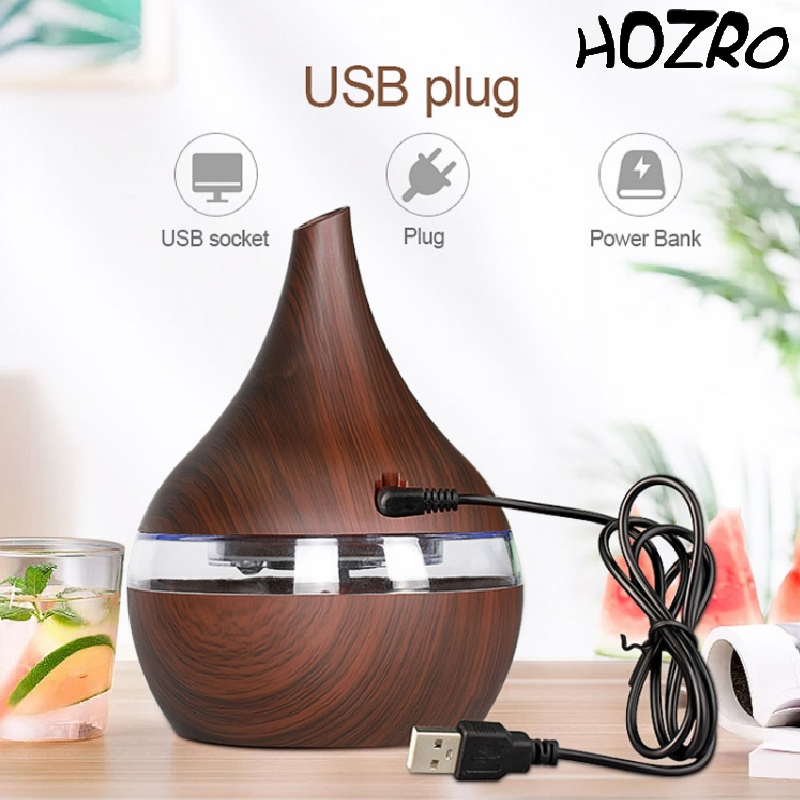 Difuzor Aromaterapie HOZRO, Model 041 Maro – Umidificator și Difuzor de Arome cu LED, Design Elegant pentru Relaxare și Aromaterapie HOZRO