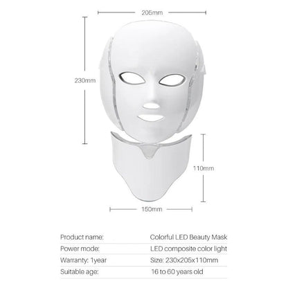 ✨ Mască Facială 7în1 cu LED – Tratamente profesionale, direct la tine acasă! BESTSELLS