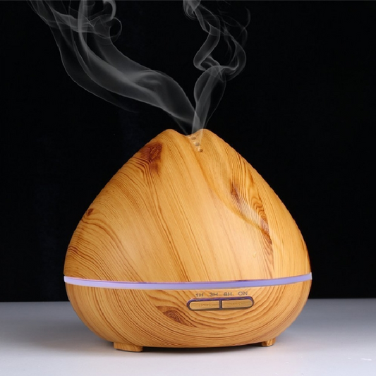 🌿 Aroma Difuzor HOZRO, Model 111-23 – Umidificator cu Ultrasunete și Lumină LED, pentru Relaxare, Aromaterapie și Atmosferă Plăcută în Casa Ta HOZRO