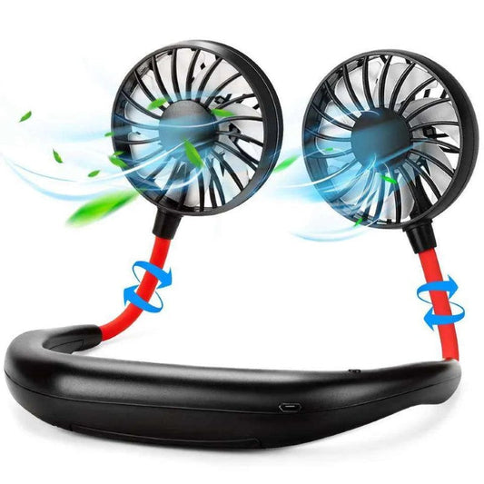 Mini ventilator portabil pentru gat – Racoare oriunde, oricand! 🌬️🔥 BESTSELLS