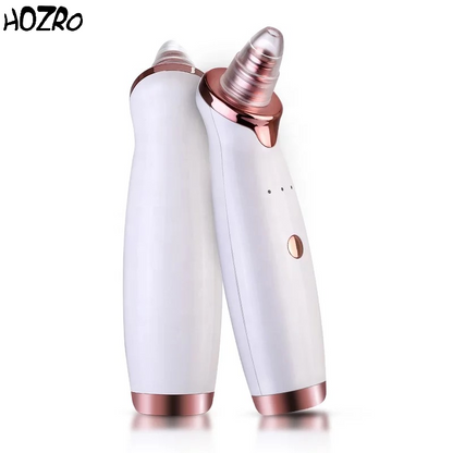Aparat HOZRO, pentru Curățarea Punctelor Negre – Dispozitiv Facial Alb/Roz, Îngrijirea Tenului și Eliminarea Impurităților HOZRO