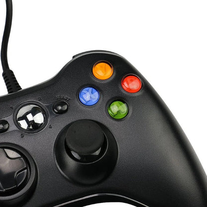 🎮 Controller de Joc cu Fir – Negru – Compatibil Xbox 360 / PC BESTSELLS
